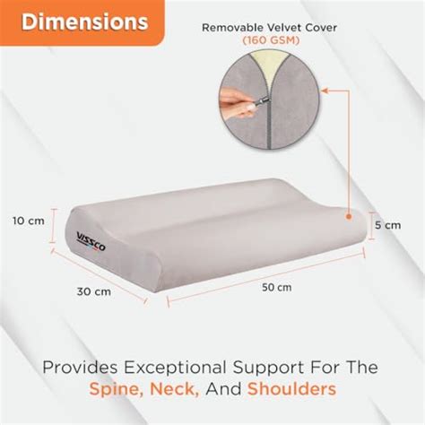 Neck Pillow for Correcting Neck Posture and Aligning the Spine – Vissco ...