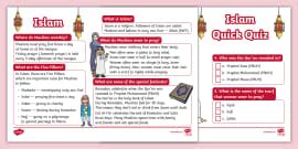 KS1 Islam Fact Cards - Twinkl