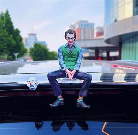 GONAMA Customs Jo_ker Action Figure with Mask, 24cm Collectible Statue ...