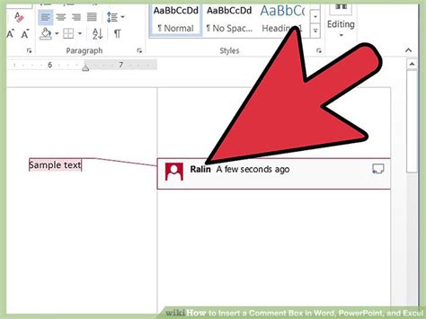 Image result for Word 365 Comment Box