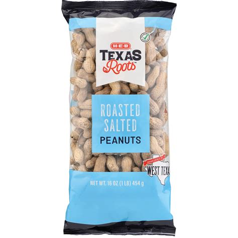 H-E-B Texas Roots In-Shell Roasted Peanuts - Salted - Shop Nuts & seeds ...