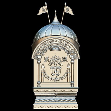 Jain Symbol 3D Model