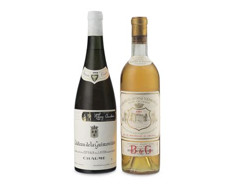 Mixed French Dessert White Wine | 1955 - 1961, Château de la Guimonière ...