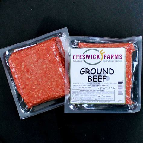 Creswick Farms Ground Beef, Grass-Fed - 1 Pound