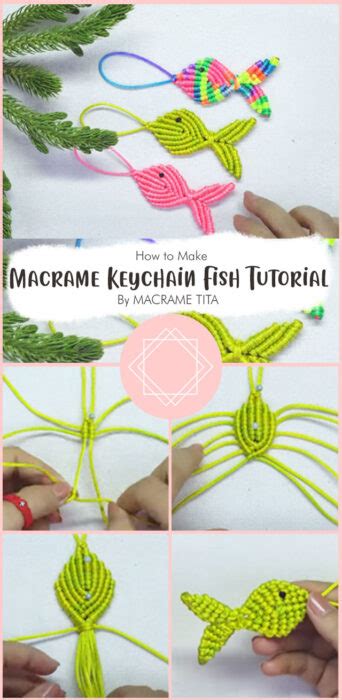 Image result for Macrame Fish Tail Key Chain