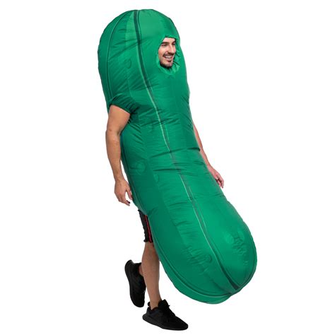 Spooktacular Creations Pickle Inflatable Costume for Adult, Full-Body ...