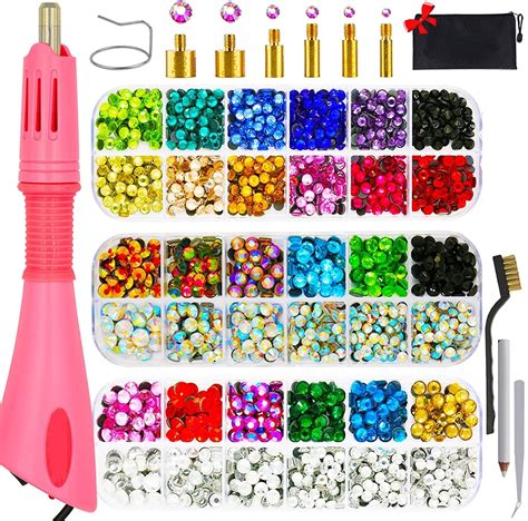 Jubilant Hotfix Rhinestone Setter, Applicator Toolkit, Hot Fixed Wand ...