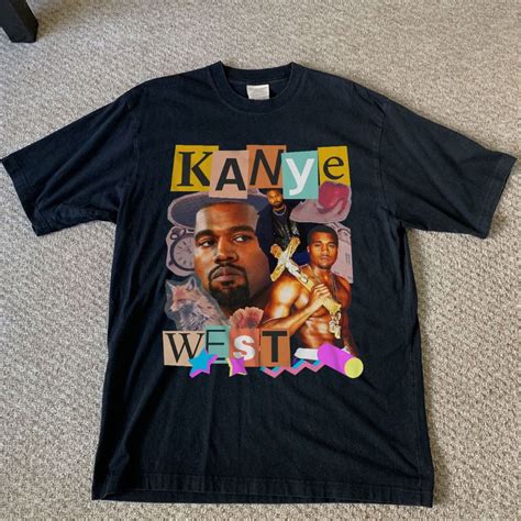 Kanye West - Unisex Black T-shirt | Rap clothes, Kanye west, Kanye west ...