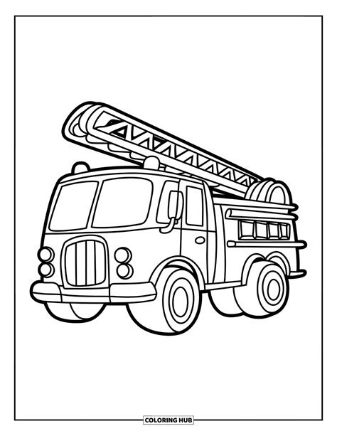 75+ Fire Truck Coloring Pages for Kids & Adults (Free Printable PDFs)