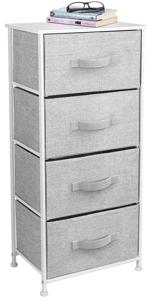 Buy Sorbus Dresser with 4 Drawers - Tall Storage Tower Unit Organizer ...