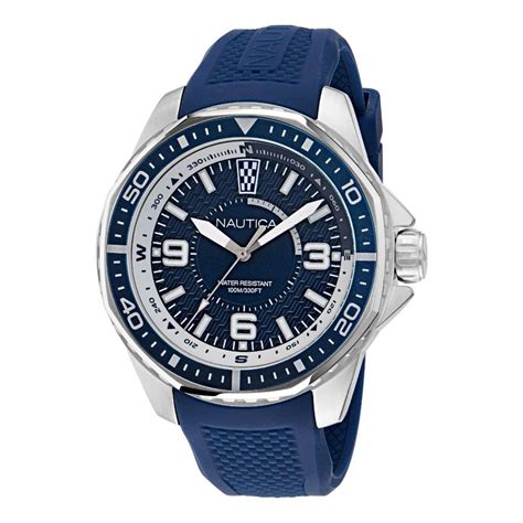 Buy Nautica Men Koh May Bay Blue Round Dial Analog Watch - NAPKMF304 (M ...