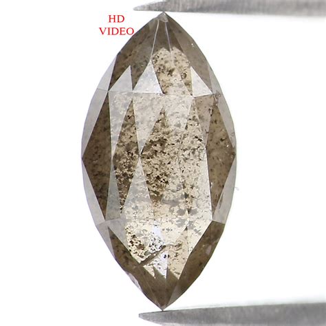1.35 CT Natural Loose Marquise Shape Diamond Light Brown Color Marquis