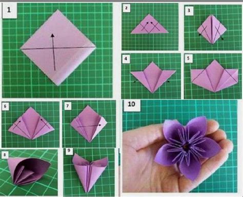 Image result for Origami Rose Tutorial