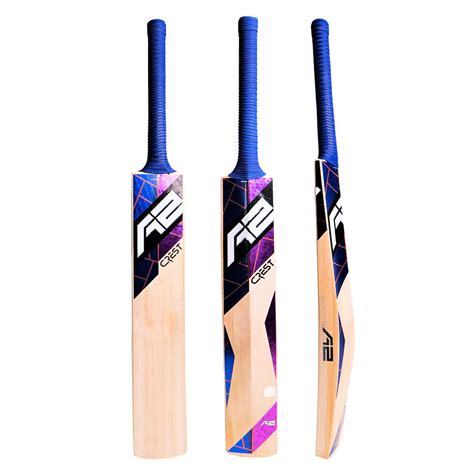 A2 Cricket Kashmir Willow Bat- Crest, Lightweight & Balanced, Short ...