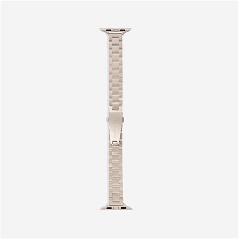 Berlin Stainless Steel Apple Watch Band - Starlight - The Salty Fox