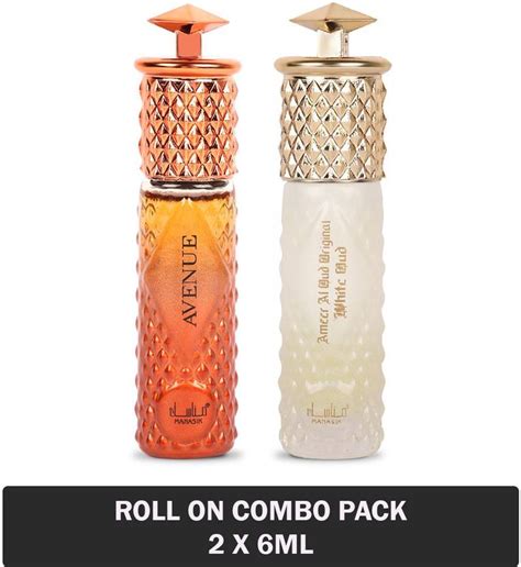 Manasik Avenue & Ameer Al Oud Original White Oud Roll on Attar For Men ...