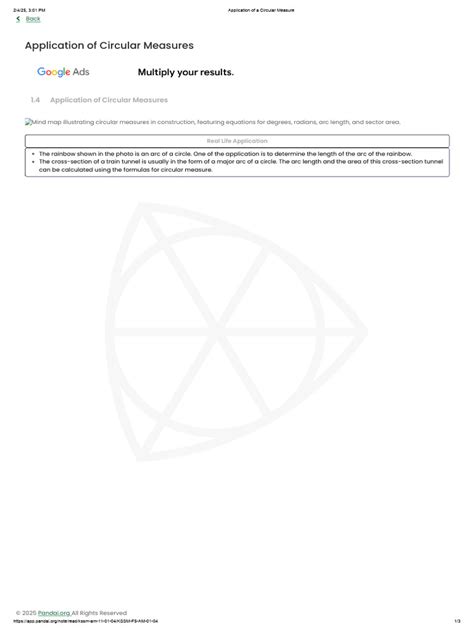 Image result for Circular Measure Formulas