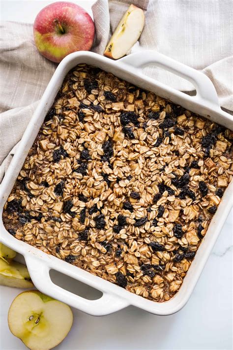 Baked Apple Oatmeal - Joyous Apron