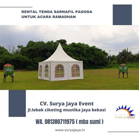 Sewa Tenda Pagoda Sarnafil Untuk Acara Ramadhan Di Jakarta