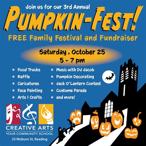 Oct 25 | 3rd Annual Halloween PumpkinFest at Creative Arts School ...