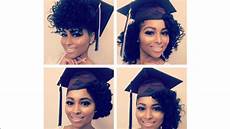 Graduation Hairstyles For Naturally Curly Hair by How To Curly Hair Graduation Cap Styles Prom Graduation Hairstyles For Naturally Curly Hair