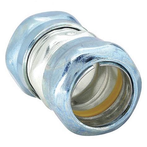 Steel, 3/4 in Trade Size, Compression Conduit Coupling - 52AU79|2923RT ...