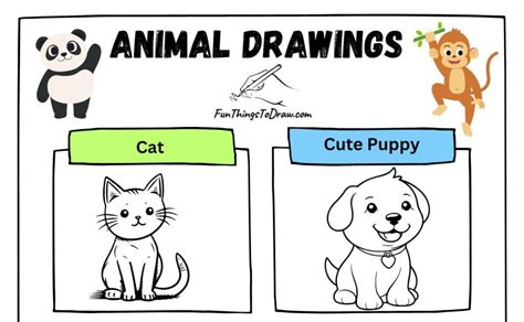 Image result for Fun to Draw Animals