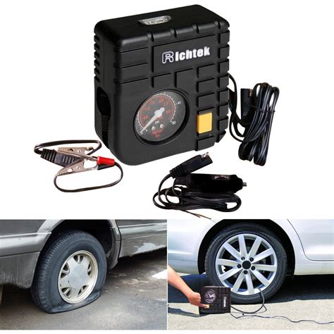 Motoway Richtek Mini Compact Car Tyre Inflator Air Compressor for Skoda ...