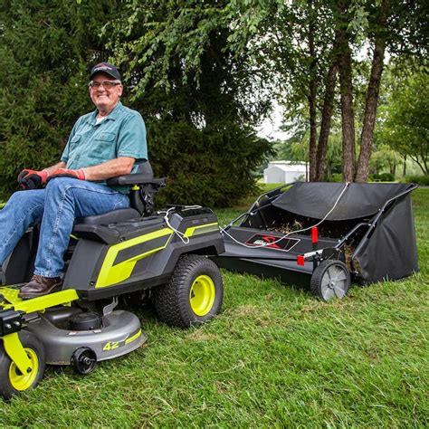 Brinly 54-in 31-cu ft Tow Lawn Sweeper in the Lawn Sweepers department ...