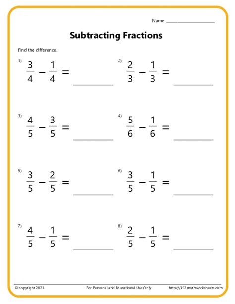 Image result for 5th Grade Adding Fractions Worksheet