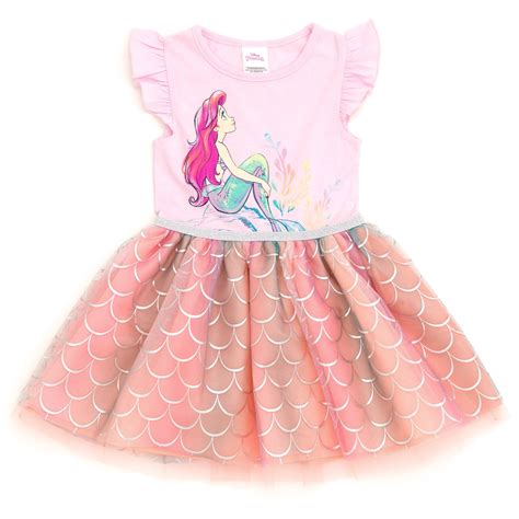 Disney Little Mermaid Princess Ariel Tulle Dress | FREE Shipping on ...