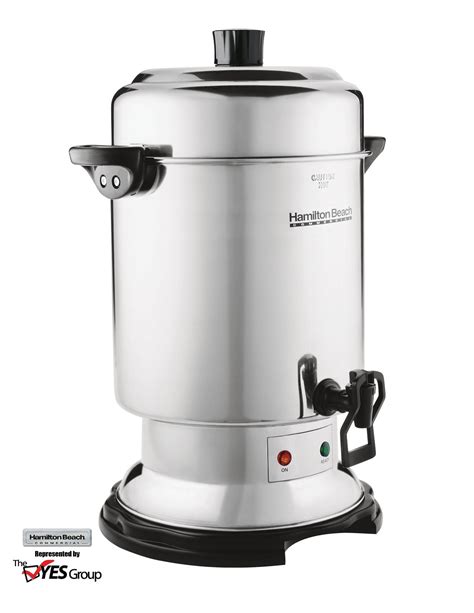 Coffee Urn 60 Cup in Stainless Steel by Hamilton Beach Commercial ...