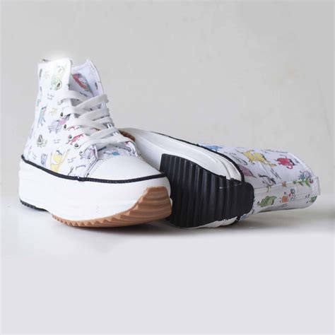 Sneakers Altas Plataforma Monstruo de colores - Jota con hache
