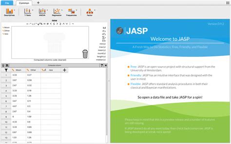 Image result for Jasp Adding Data