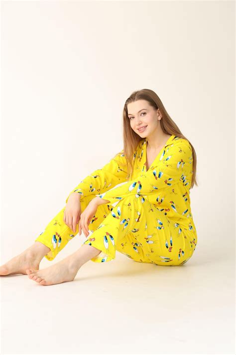 Tweety Bird Pajama Set: Women's Yellow Cartoon Loungewear - Etsy