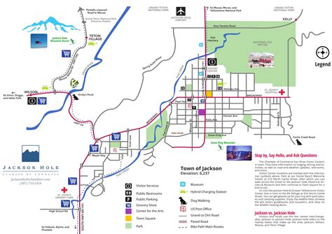 Jackson Tourist Map - Wyoming - Ontheworldmap.com