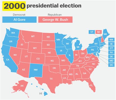United States Presidential Election, 2000 的图像结果