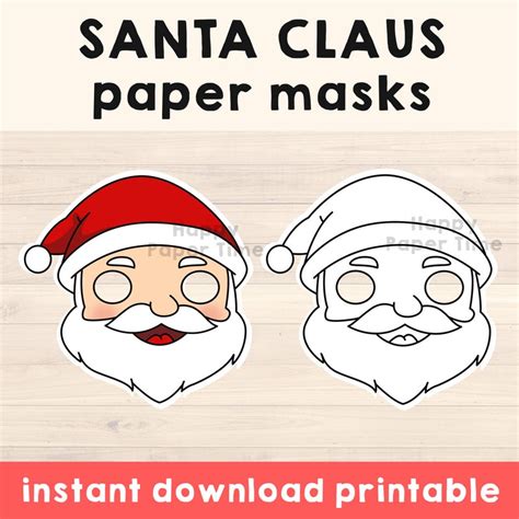 Buy Santa Claus Mask Online In India - Etsy India