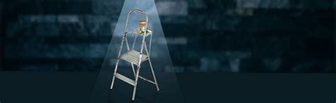 Liberti 1 Step Ladder for Indoor and Outdoor Use 4? Feet Aluminium ...
