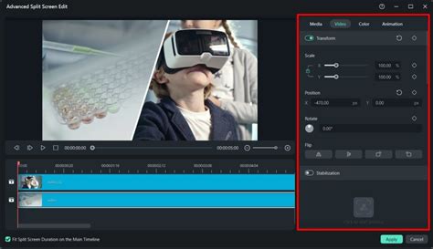 Image result for Full Split Screen Tutorial in Filmora 9