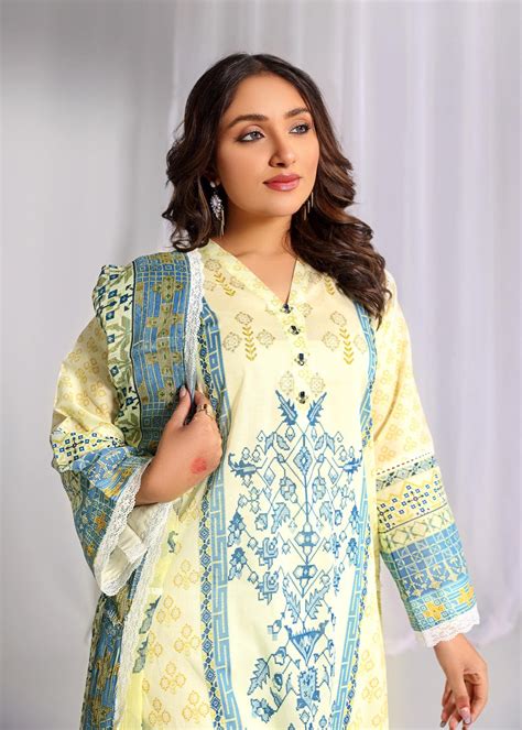 Lala Emrose Lawn Collection – Ocean Tide – YourLibaas