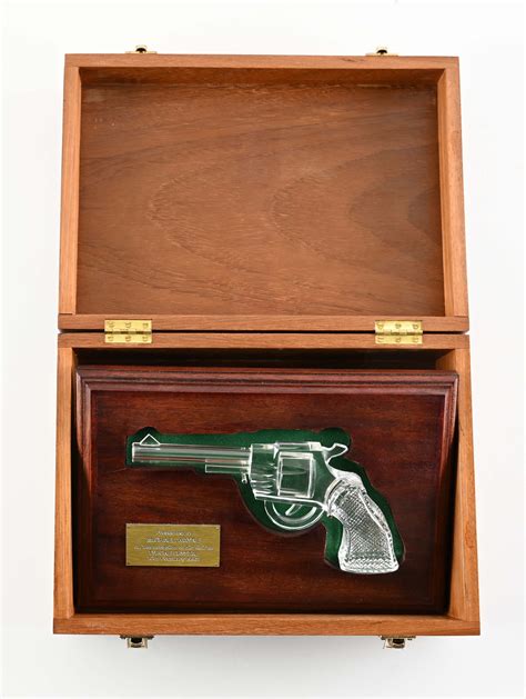 Lot Detail - TYRONE CRYSTAL REVOLVER THAT WAS PRESENTED TO JOHN WAYNES SON