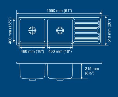 E-ceramall-Buy nirali-ECM-Kitchen sink-big-double-bowl – Eceramall