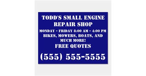 Image result for Small Engine Repair Sign Design