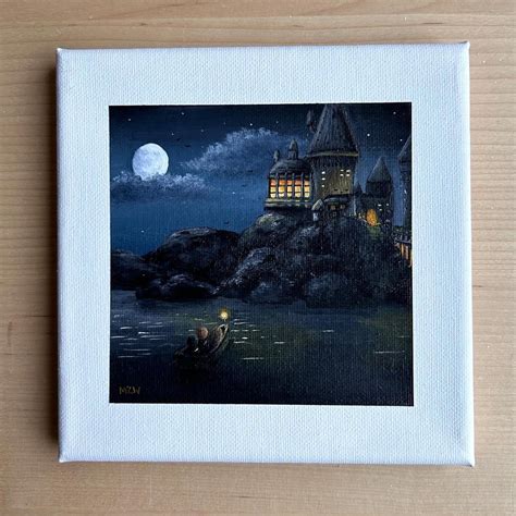 Image result for Hogwarts Acrylic Tutorial