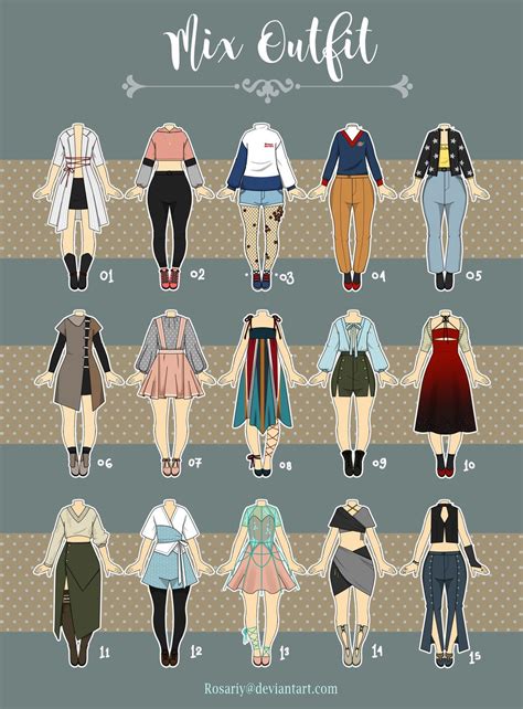 (OPEN 3/15) Casual Outfit Adopts 11 by Rosariy | Fashion design ...