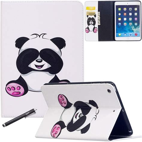 iPad Mini 1 2 3 Case, Newshine Cute Premium PU Leather Flip Folio Stand ...