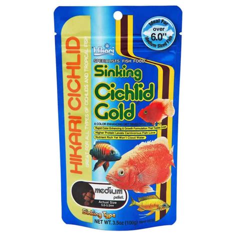 Hikari Cichlid Gold Sinking Medium | 100gm : Amazon.in: Pet Supplies