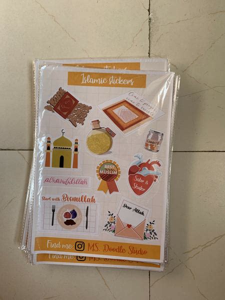 Islamic sticker sheets for exhibition (set of 2) – The Islamic Kid Store