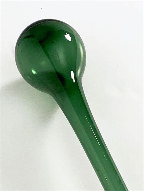 English Traditional "Yard of Ale" Drinking Vessel of Green Glass at 1stDibs | vintage yard of ...